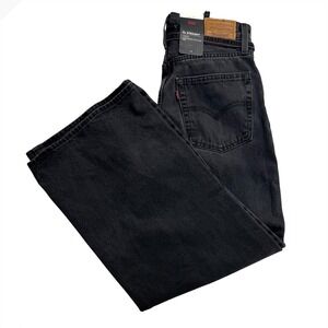 Levi's Black Straight XL Jeans